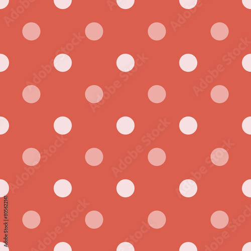 Simple, seamless polka dot background