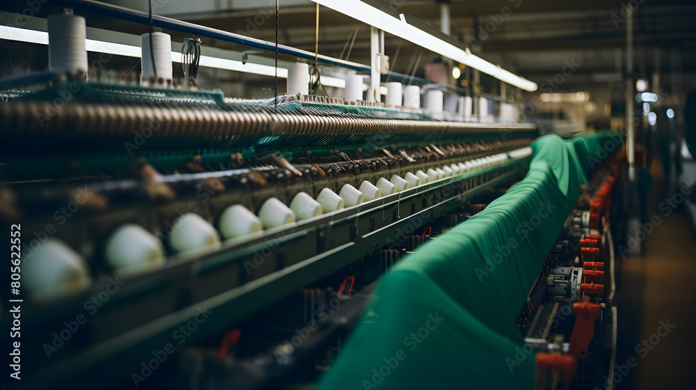 Fototapeta premium Textile factory