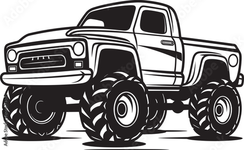 Monster Truck Mania Vector Graphic Pack