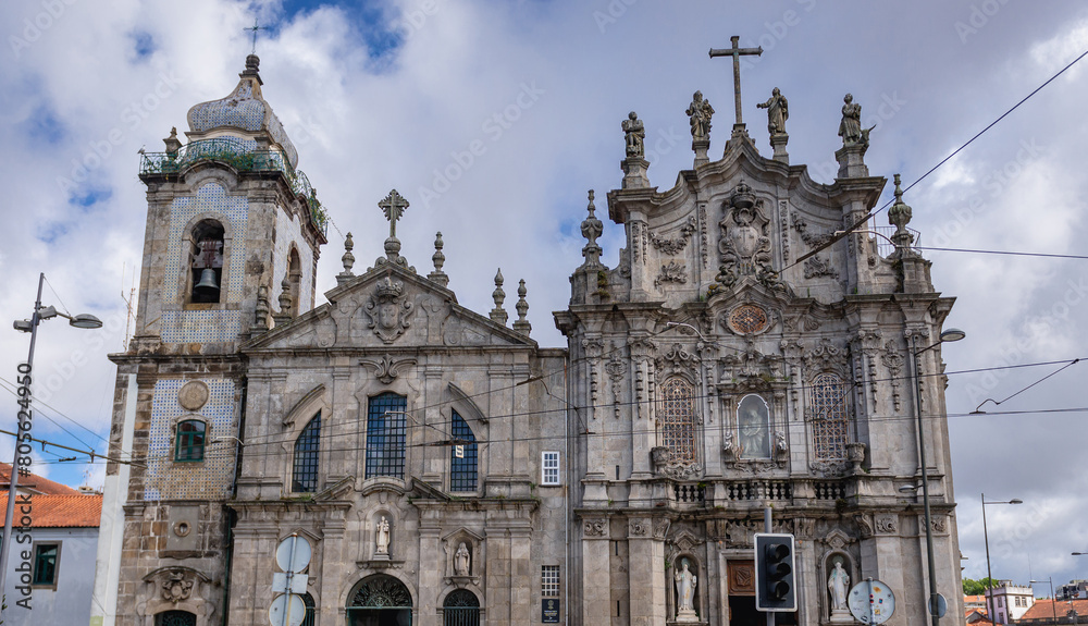 Carmelitas Church and Carmo Church in Porto city, Portugal