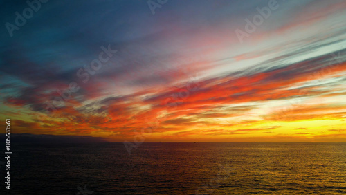 
Coast of Bahía de Banderas. Mexico. Sunset. Evening. photo