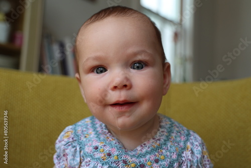Drooling, teething baby