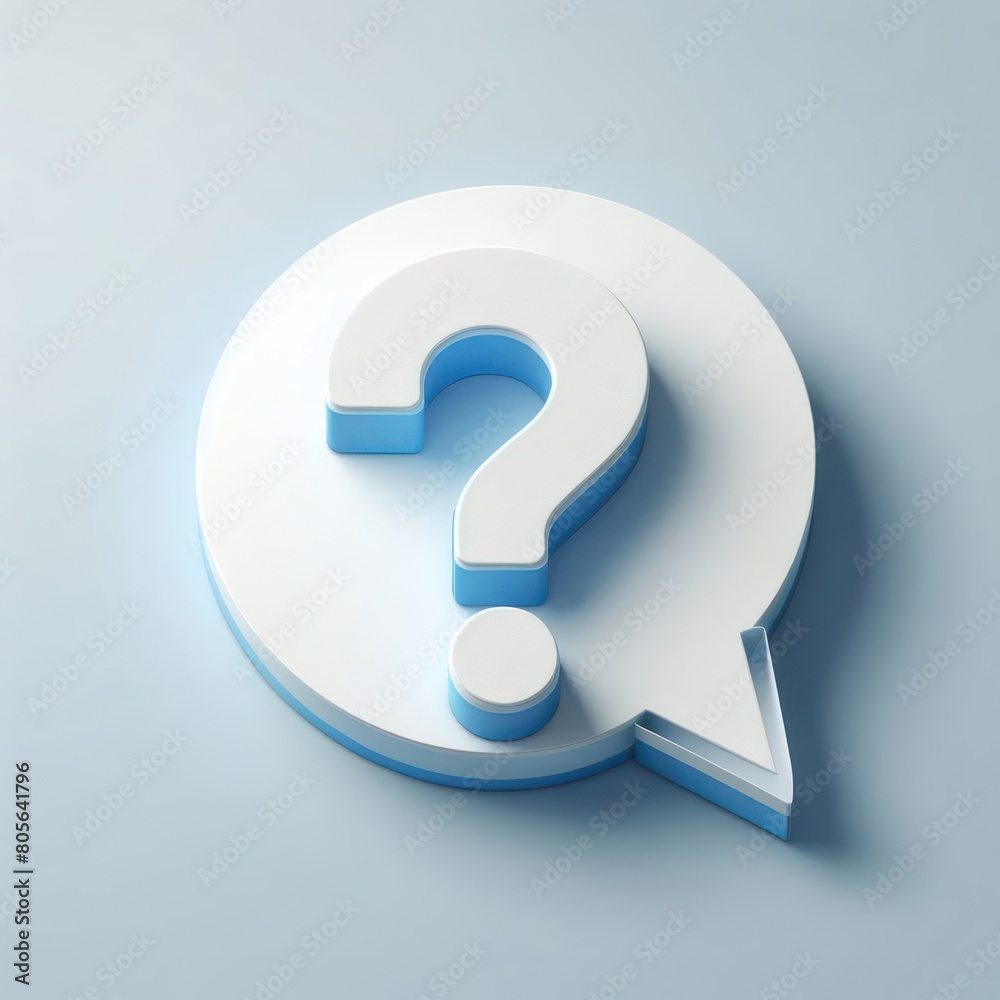 question mark from recycling paper and environmental issue