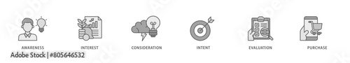 Marketing icon packs for your design digital and printing of strategy, concept, communication, target group, online, print and business icon live stroke and easy to edit 