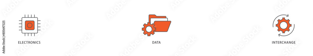 EDI icon packs for your design digital and printing of a cloud server, exchange, database, file, chart, automation, and process icon live stroke and easy to edit EDI icon packs for your design digital and printing of a cloud server, exchange, database, file, chart, automation, and process icon live stroke and easy to edit
