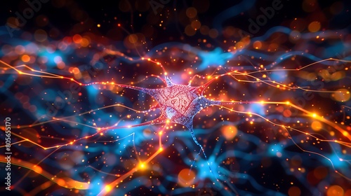 Vivid Neural Network Abstract Visualization
