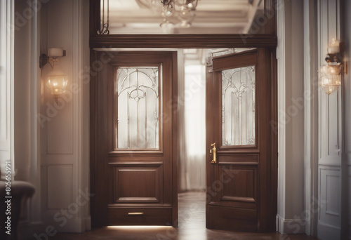 Interior with classic door © ArtisticLens