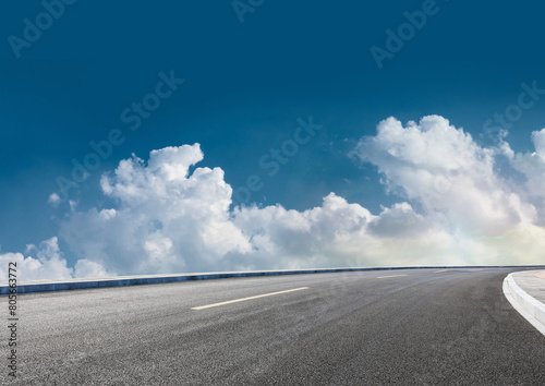 Panoramic highway transportation road view © Supreme