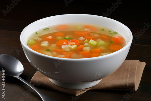 A bowl of soup generative AI