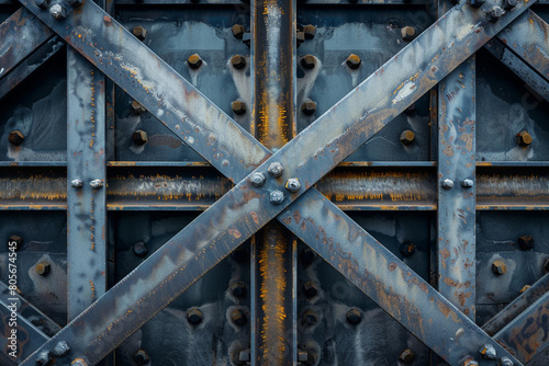 rusted metal background with a cross