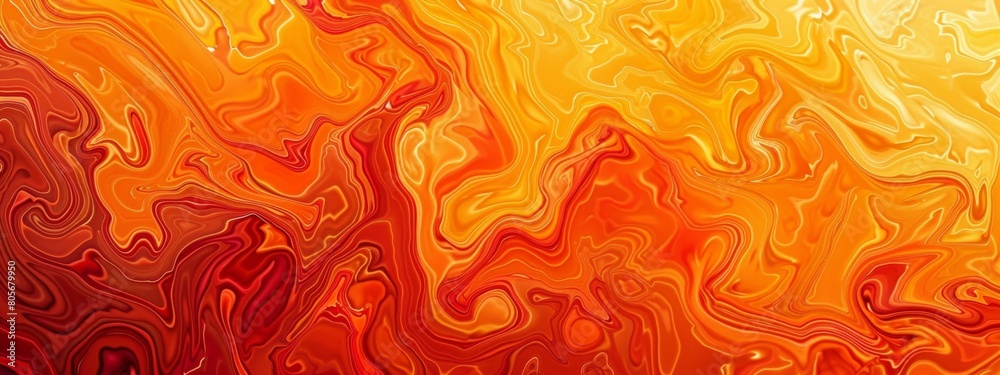 A closeup of an orange and red marble pattern, with swirling patterns that resemble flames or rivers flowing in the style of abstract art. The background is a warm gradient from light to dark orange. A closeup of an orange and red marble pattern, with swirling patterns that resemble flames or rivers flowing in the style of abstract art. The background is a warm gradient from light to dark orange.