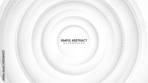 Minimalist White Background with Subtle Circle Shadows