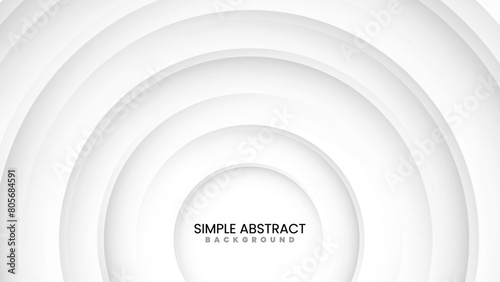 Minimalist White Background with Subtle Circle Shadows