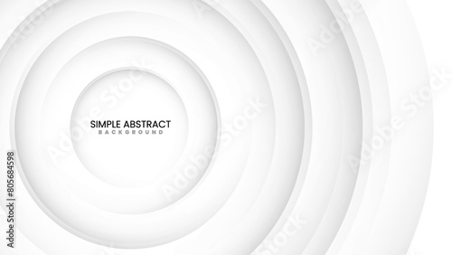 Minimalist White Background with Subtle Circle Shadows