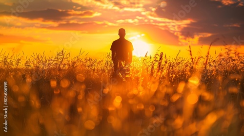 A lone figure standing in a crowded room, symbolizing social isolation and loneliness in an increasingly connected but disconnected world