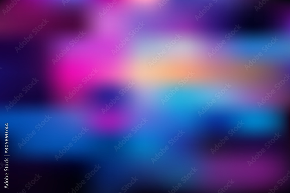 Neon blue and purple multicolored smoke A colorful, abstract painting of a fabric with a purple and blue of color. Neon background. Paint in water. Bright cloud texture vector art illustrator