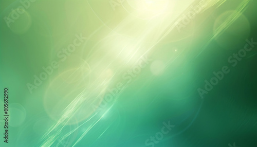 A green abstract blur forms the background, showcasing colorful minimalism with digital gradient blends, soft gradients, and colorful gradients on minimalist backgrounds.