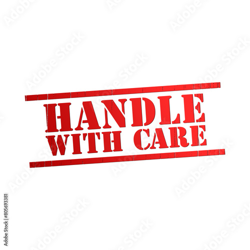 handle with care stamp