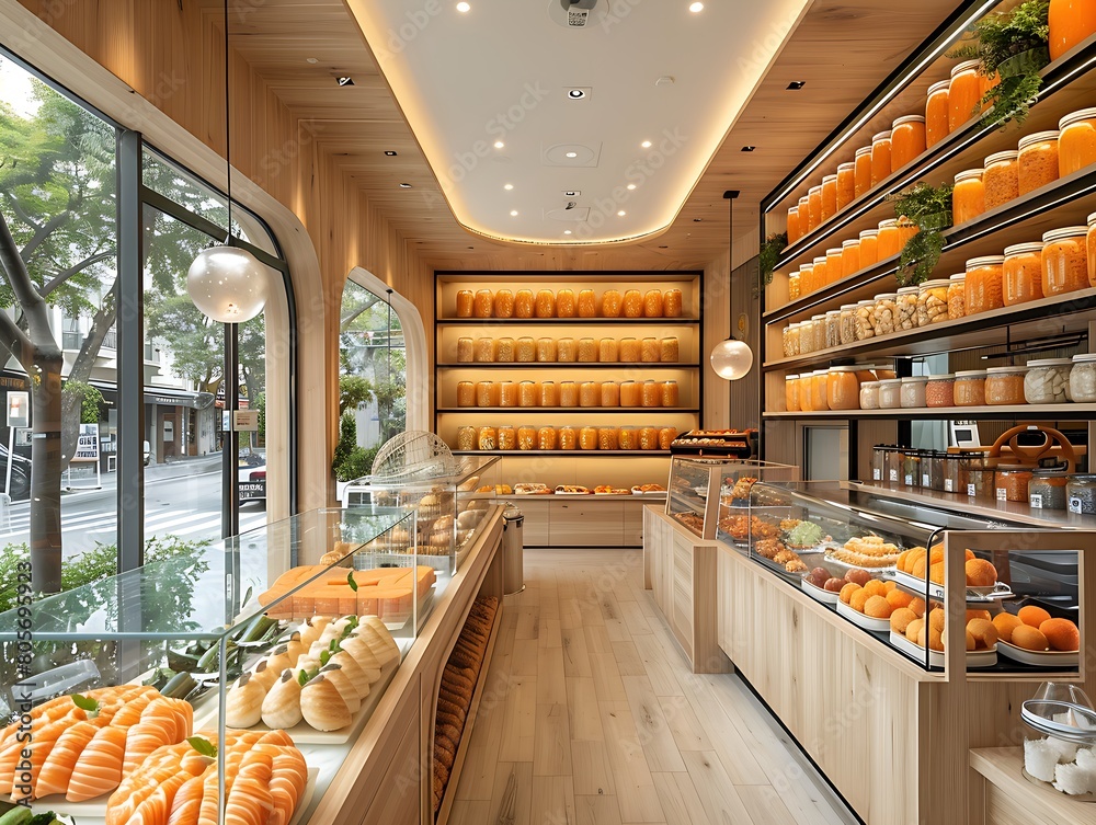 A Japanese deli that perfectly blends Japanese chic with French elegance