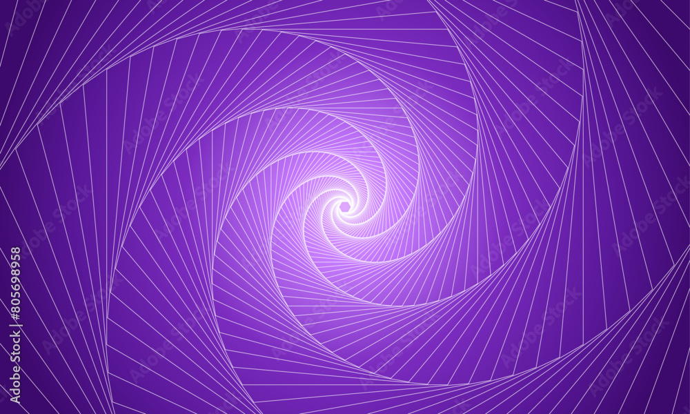 Obraz premium Vector Abstract Outline Geometric With Purple Gradient Background