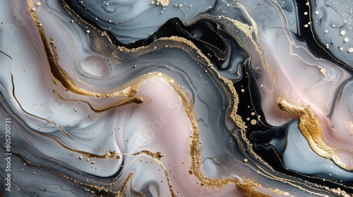 Colorful abstract gradient fluid liquif dynamic shape background, Marbling background with the colorful glow brush ink, modern background in gradients color and liquid of the texture