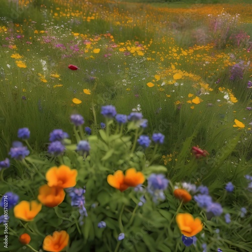 A vibrant field of wildflowers in full bloom5 © ja