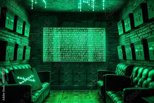 A secret room where stolen identities are transformed into new aliases