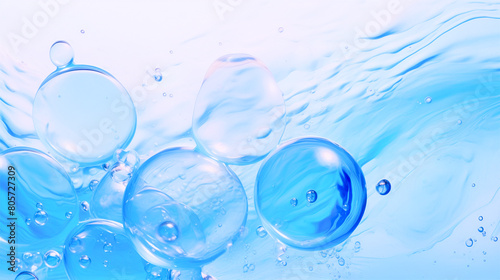 abstract color soap bubbles in paint background horizontal for your design such as post  banner  advertising  wallpaper