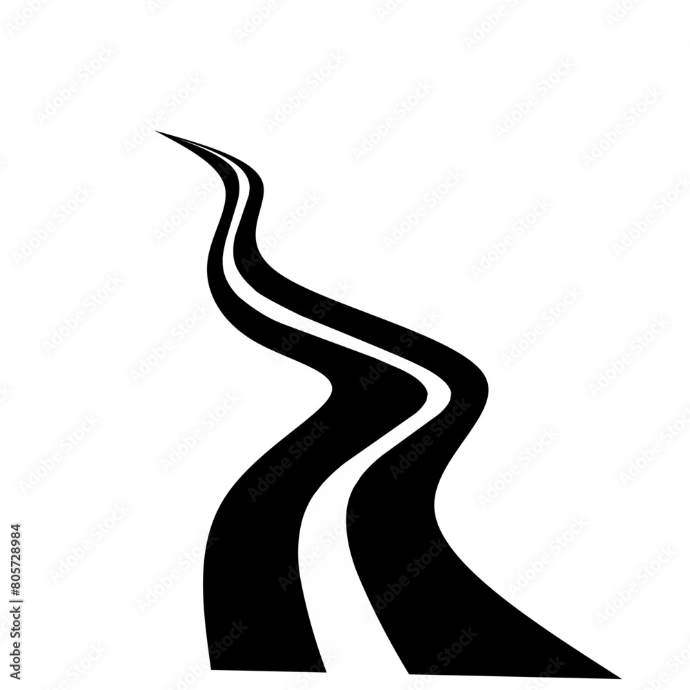 Highway illustration Highway illustration