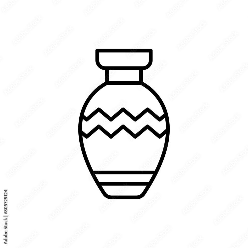 Ancient jar outline icons, minimalist vector illustration ,simple transparent graphic element .Isolated on white background Ancient jar outline icons, minimalist vector illustration ,simple transparent graphic element .Isolated on white background