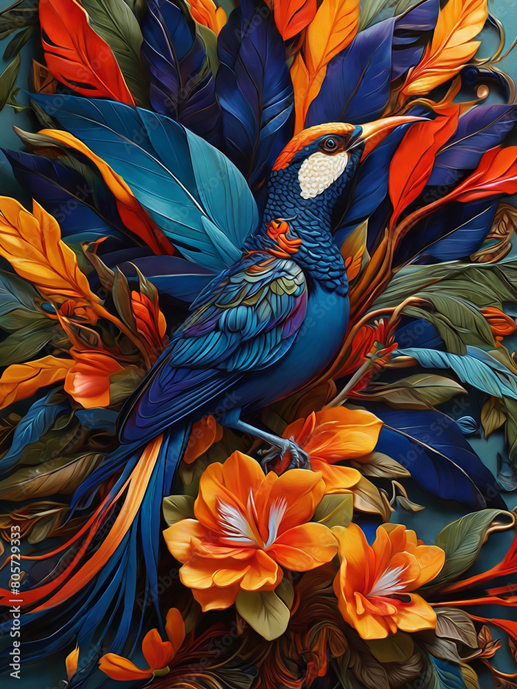 Fototapeta premium bird of paradise