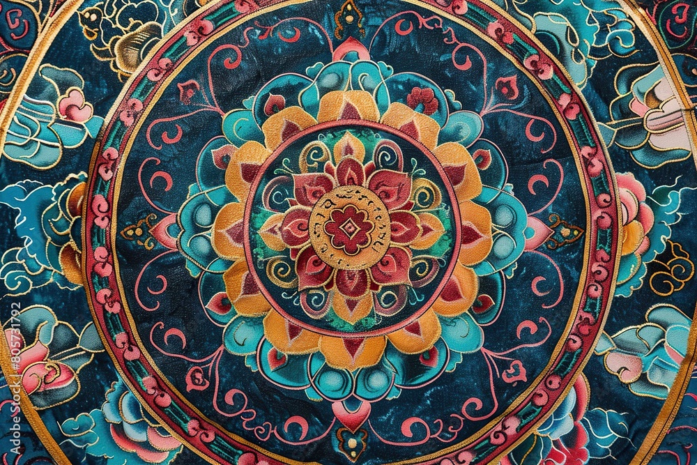 Buddhist mandala design Buddhist mandala design