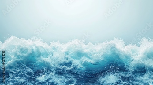 Abstract water ocean wave, blue, aqua, teal texture