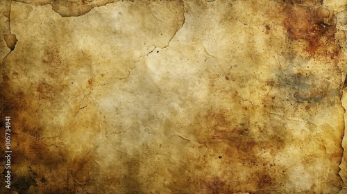 Antique distressed vintage grunge texture with scratches, grunge and empty smooth Old stained paper background