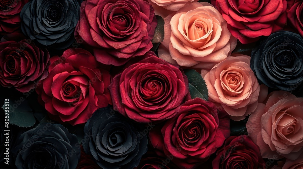 Black brown red crimson coral peach pink rose abstract background Black brown red crimson coral peach pink rose abstract background