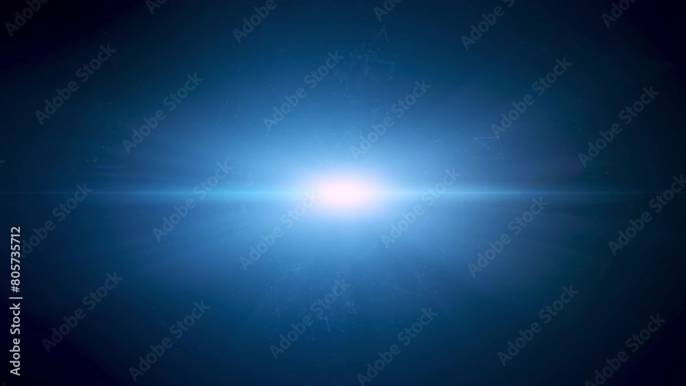 Dust particles explosion, Light trail effect. Dark blue background Dust particles explosion, Light trail effect. Dark blue background