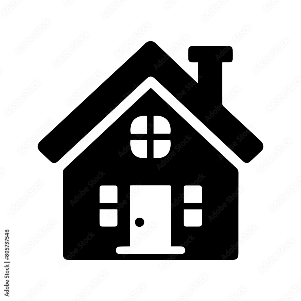 simple and plain house icon, vector simple and plain house icon, vector