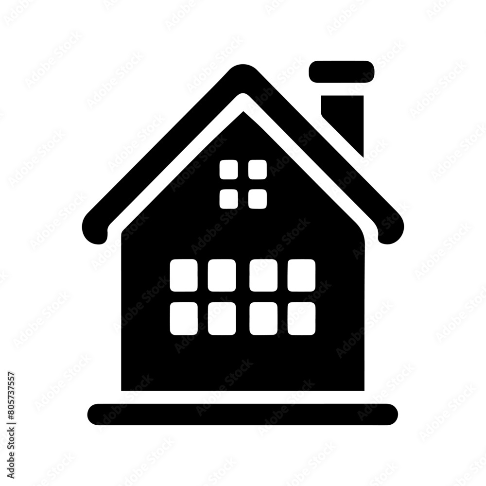simple and plain house icon, vector simple and plain house icon, vector