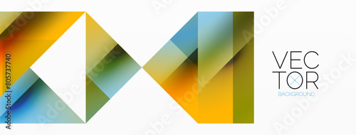 a colorful geometric background with the words vec tor on the bottom . High quality