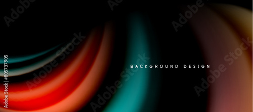 An electric blue swirl pattern resembling an astronomical object on a black background. The design features tints and shades, circle shapes, and an automotive lighting font for text placement