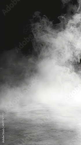 Smoke black ground fog cloud floor mist background steam dust dark white horror overlay. Ground smoke haze night black water atmosphere 3d magic spooky smog texture isolated transparent effect circle