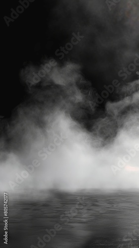 Smoke black ground fog cloud floor mist background steam dust dark white horror overlay. Ground smoke haze night black water atmosphere 3d magic spooky smog texture isolated transparent effect circle