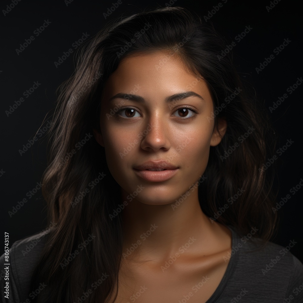 Captivating portrait of a young woman Captivating portrait of a young woman