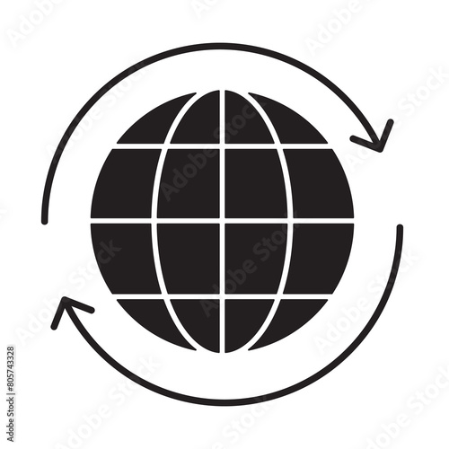 Worldwide Shipping vector icon. vector flat trendy style illustration for web and app..eps