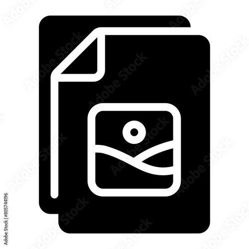 image glyph icon