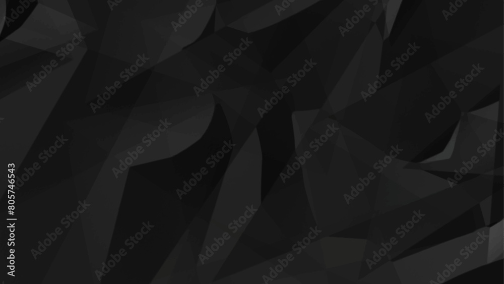 Black Crumpled paper Grimy texture , Dark background . Black Crumpled paper Grimy texture , Dark background .