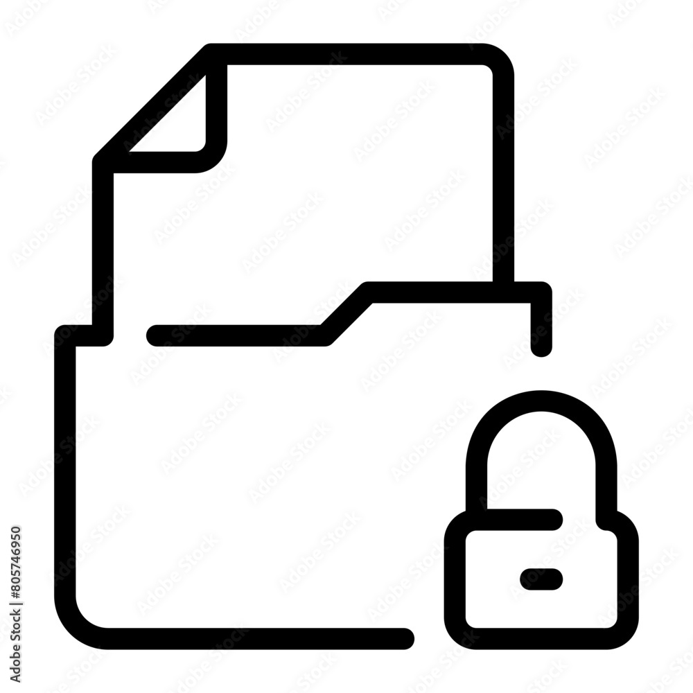 Secure line icon Secure line icon
