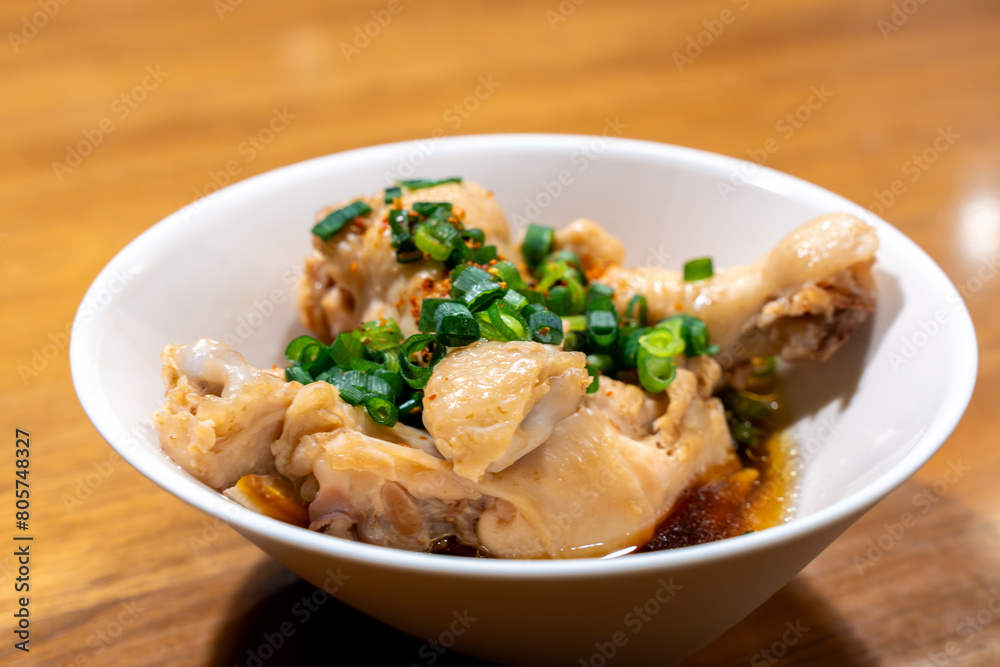 美味しそうな鶏肉の煮付け 美味しそうな鶏肉の煮付け