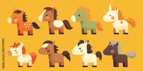 horse clipart vector for graphic resources