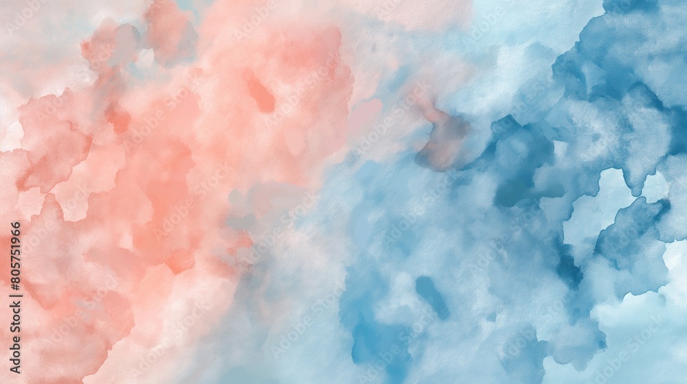baby blue and blush pink neutral watercolor texture
